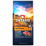Ontario Adult Medium Lamb & Brown Rice kuivtoit t&auml;iskasvanud keskmist t&otilde;ugu koertele lambalihaga ja pruuni riisiga, 12 kg