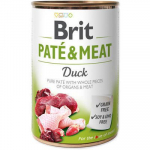 Brit Pat&eacute; & Meat Duck t&auml;isv&auml;&auml;rtuslik teraviljavaba pasteet koertele, 400 g