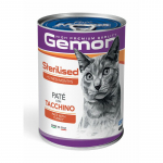 Gemon Wet Cat Patee Sterilized With Turkey pasteet steriliseeritud kassidele, 400 g
