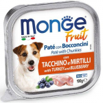 Monge Fruit Turkey And Blueberry konservid koertele, 100 g