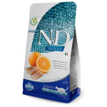 Farmina N&D Cat Grain Free teraviljavaba kuivtoit t&auml;iskasvanud kassidele heeringa ja apelsiniga, 1.5 kg