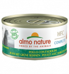 Almo Nature HFC Complete kana roheliste ubade, konservid t&auml;iskasvanud kassidele, 70 g