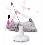 Europet Bernina Adventure Chase 360 elektrooniline m&auml;nguasi kassidele muutuva kiiruse ja sulgedest tarvikutega, 18x18x36 cm