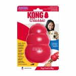 KONG CLASSIC Extra Large kummist m&auml;nguasi koertele n&auml;rimiseks ja t&auml;itmiseks, punane, XL