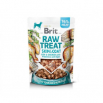 Brit Dog Raw k&uuml;lmkuivatatud Skin&Coat Kala&Kana maiused koertele, 40 g