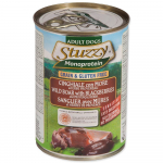 Stuzzy monoproteiin teraviljavabad konservid t&auml;iskasvanud koertele metsseaga, 400 g