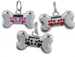 Trixie Fancy I.D. Tag Bone Shaped medaljon aadressiga koertele, luukujuline, 3.5 &times; 2 cm, 1 tk.