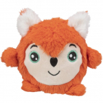 Trixie Fox Round Plush pl&uuml;&uuml;sist m&auml;nguasi koertele koos piiksuva heliga, 11 cm