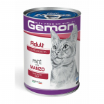 Gemon Wet Cat Patee Adult with Beef t&auml;isv&auml;&auml;rtuslik m&auml;rgtoit t&auml;iskasvanud kassidele veiselihaga, 400 g