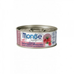 Monge Supreme Tuna With Brown Rice & Cranberries steriliseeritud konservid steriliseeritud kassidele, 80 g