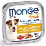Monge Fruit Chicken And Raspberry konservid koertele, 100 g