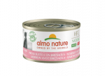 Almo Nature HFC Natural Made In Italy konservid t&auml;iskasvanud koertele singi ja bresaolaga, 95 g