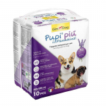 GimDog Pupi Piu Training Pads lavendlil&otilde;hnalised imavad alusmatid kutsikatele ja t&auml;iskasvanud koertele, lavendlil&otilde;hnalised, 60x90 cm, 10 tk.
