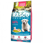Rasco Premium Puppy Junior Large kuivtoit suurte ja hiiglaslike t&otilde;ugude kutsikatele kanaliha ja riisiga, 15 kg