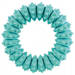 Trixie Denta Fun Ring piparm&uuml;ndi maitsega naturaalsest kummist m&auml;nguasi koertele hammaste ja igemete tervise heaks, &oslash; 12 cm