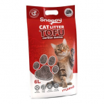 Uniq Pets Smiltis SNAPPY tofu biolagunev kassiliiv Carbon active 2,5kg / 6L (6tk-pakis) - biolagunev ja keskkonnas&otilde;bralik, tofu t&auml;idisega, l&otilde;hnatu, aktiivs&ouml;ega.