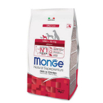 Monge Mini Adult Rich In Chicken kuivtoit v&auml;ikestele t&auml;iskasvanud koertele, 7,5 kg