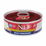 Farmina N&D Cat Quinoa Weight Management m&auml;rgtoit kassidele lambalihaga, 80 g