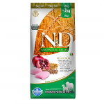 Farmina N&D Low Grain Adult Medium Maxi kana, granaat&otilde;unaga madala teraviljasisaldusega kuivtoit t&auml;iskasvanud keskmistele ja suurtele t&otilde;ugudele, 15 kg