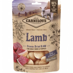 Carnilove Raw Freeze-Dried Snack Lamb k&uuml;lmkuivatatud monoproteiin maiused kutsikatele ja t&auml;iskasvanud koertele, 60 g