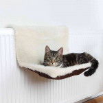 Trixie Radiator Bed Longhaired Plush/Suede Look pesa kassidele, 45x26x31 cm