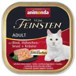 Animonda vom feinstein t&auml;iskasvanud kassitoit, veiseliha ja kanarind &uuml;rtidega, 100 g