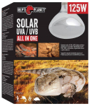 Repti Planet Bulb Solar UVA & UVB teraariumilamp t&auml;isspektrumi valguse ja k&uuml;ttega, 125W
