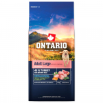 Ontario Large Weight Control Turkey & Brown Rice kuivtoit t&auml;iskasvanud suurtele koertele kaalukontrolliks, kalkuni ja pruuni riisiga, 12 kg