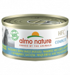 Almo Nature HFC Complete Makrell ja Bataat, konservid t&auml;iskasvanud kassidele, 70 g