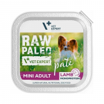 RAW Paleo Dog Mini Adult Lamb t&auml;isv&auml;&auml;rtuslik m&auml;rgtoit pasteedi kujul v&auml;ikestele t&auml;iskasvanud koertele, 150 g