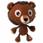 Dog Fantasy Plush Lion With Rope Hands And Legs pl&uuml;&uuml;sist m&auml;nguasi koertele piiksuva heliga, l&otilde;vi, pruun, 30 cm