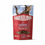 Carnilove Cat Snack Sardine enriched with Parsley poolpehme maius kassidele, 50 g