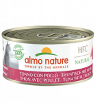 Almo Nature HFC Natural tuunikala ja kanaliha konservid t&auml;iskasvanud kassidele, 150 g