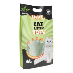 Uniq Tofu Clumping Cat Litter Green tea 2,5kg / 6L - looduslik granuleeritud kassiliiv rohelise tee &otilde;rna aroomiga