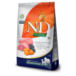 Farmina N&D Pumpkin Dog Grain Free Adult M/L t&auml;iss&ouml;&ouml;t lambaliha, mustikate ja k&otilde;rvitsaga, 2.5 kg