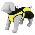 Trixie Safety Coat turvavest koertele, helkurdetailidega, must/kollane, S, seljapikkus 35 cm