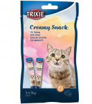 Trixie Creamy Snack With Shrimp vedelad maiused kassidele tuuni ja krevettidega, 5x14 g