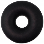Dog Fantasy Strong Heavy Ring eriti vastupidav m&auml;nguasi koertele, must, 15,8 cm l&auml;bim&otilde;&otilde;t