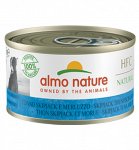 Almo Nature HFC Natural tuunikala ja tursa m&auml;rgtoidulisand t&auml;iskasvanud koertele, 95 g