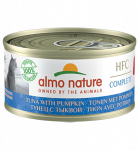 Almo Nature HFC Complete Tuunikala ja K&otilde;rvits konservid kassidele tuunikala ja k&otilde;rvitsaga, 70 g