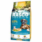 Rasco Premium Puppy/Junior Medium kuivtoit keskmistele kutsikatele ja junioritele kanaliha ja riisiga, 15 kg