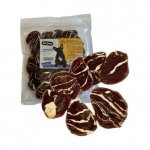 Hau&Miau Marbled Beef Coins t&auml;iends&ouml;&ouml;t t&auml;iskasvanud koertele, marmoreeritud veiseliha m&uuml;ndid, 500 g