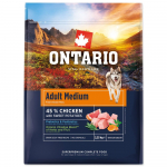 Ontario Adult Medium Chicken & Sweet Potatoes kuivtoit t&auml;iskasvanud keskmist t&otilde;ugu koertele, 2,25 kg