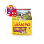 Josera Mini Adult Chicken&Rice (Miniwell) kuivtoit v&auml;ikestele t&otilde;ugudele koertele kanaga, 900 g