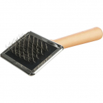 Trixie Soft Brush pehme hari loomadele puidust k&auml;epidemega, 6x13 cm, 2 tk