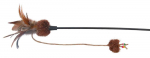 Trixie Playing Rod With Butterfly And Ball m&auml;nguasi kassidele, 54 cm