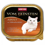 Animonda Vom Feinsten Adult Chicken Liver m&auml;rgtoit t&auml;iskasvanud kassidele kanamaksaga, 100 g