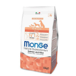 Monge All Breeds Adult L&otilde;he ja riisiga kuivtoit k&otilde;ikide t&otilde;ugude t&auml;iskasvanud koertele, 2,5 kg