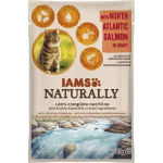 IAMS Naturally Adult Salmon In Gravy konserv t&auml;iskasvanud kassidele l&otilde;hega kastmes, 85 g