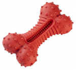 GimDog Red Titan Curvy Bone m&auml;nguasi koertele, looduslik kumm
